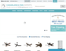 Tablet Screenshot of casablancafanexperts.com